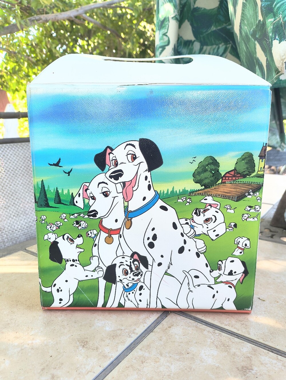 Disney's 101 Dalmatians Vintage Read Along Book And Cassette Case